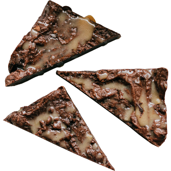 Chocolate caramel slice